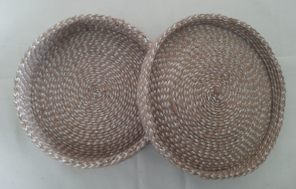 Jute Gift Box (7 (W) Inch X 1.8(H) Inch) (Gift_Box-06)