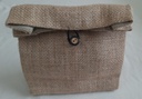 Jute Gift Bag (6 (W) X 6 (H)X 2.5 (D) Inch) (Gift_Bag-01)