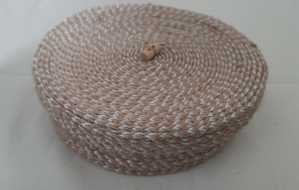 Jute Gift Box (7 (W) Inch X 1.8(H) Inch) (Gift_Box-06)