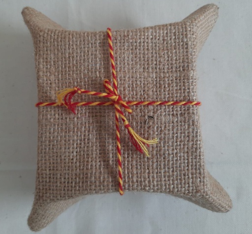 Jute Gift Box (3.5 (W) Inch X 2(H) Inch) (Gift_Box-07)
